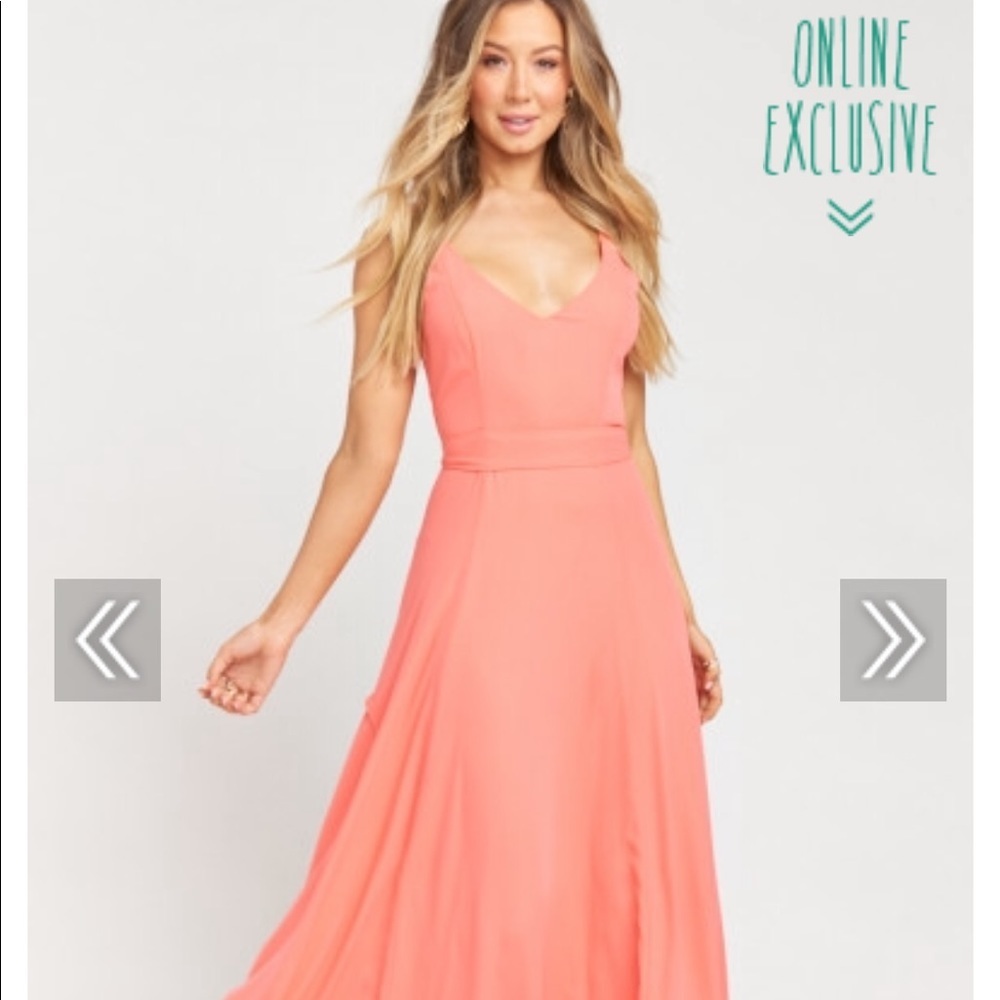 NEW • Show Me Your Mumu • Jenn Maxi Dress Coral XS